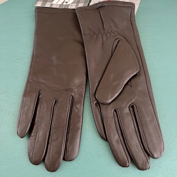 New real leather brown gloves size S - Picture 1 of 9